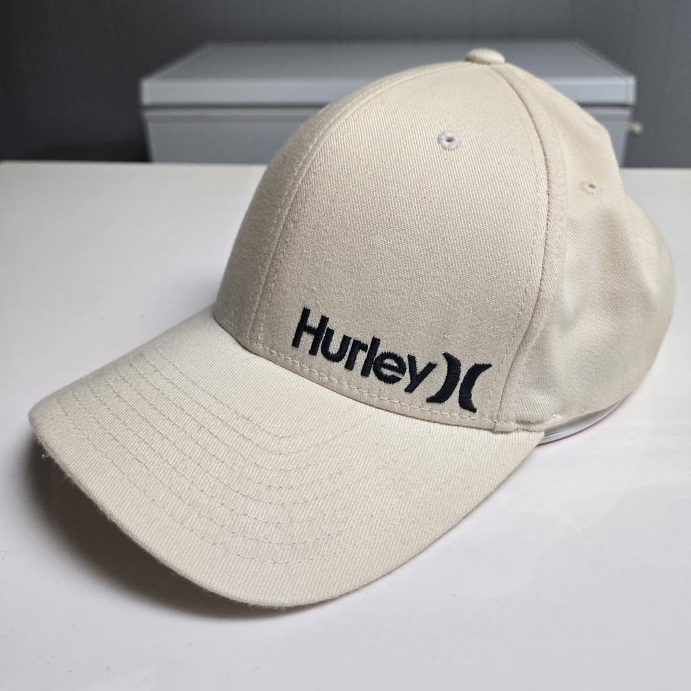 Hurley Y2k Vintage Off White Baseball Cap